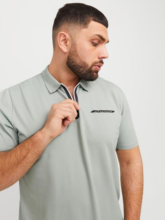Image du produit Jack & Jones Plus Size Gedruckt Poloshirt Poloshirt (5XL)
