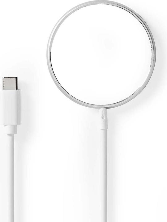 Immagine prodotto Nedis Caricatore wireless | 5 / 7,5 / 10 / 15 W | 1,0 / 1,1 / 1,67 / 2 A | cavo incluso | USB Tipo-C (15 W)