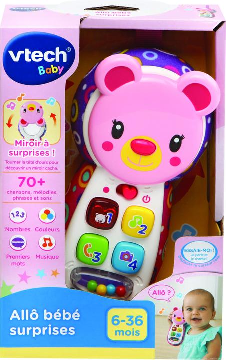Image du produit VTech Allô Bébé surprises rose (Français)