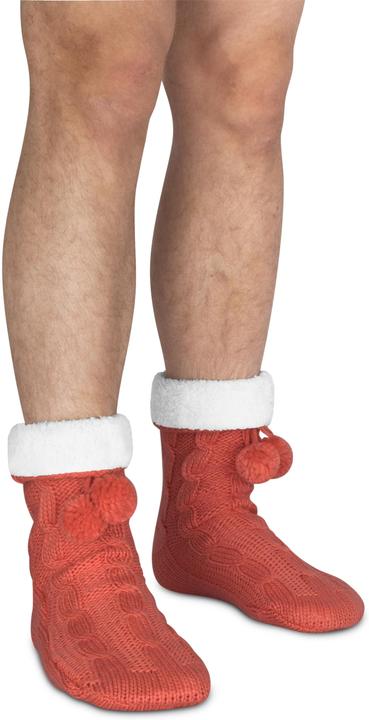 Image du produit Normani Chaussons en tricot avec pompon et ABS (Une unité par pack, 40 - 44)