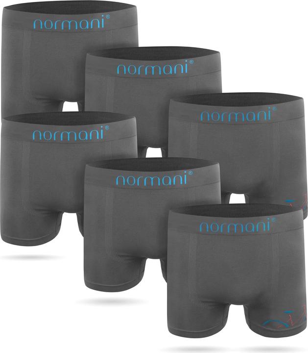Actual product image Normani 6 Piece Microfiber Nylon Men's Boxer Shorts (S/M, pack of 6)