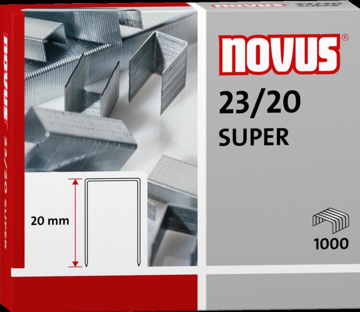 Immagine prodotto Novus Punto metallico Uso del prodotto: Cucitrice a blocco Denominazione del tipo di punti: 23/20 S (1000 x)