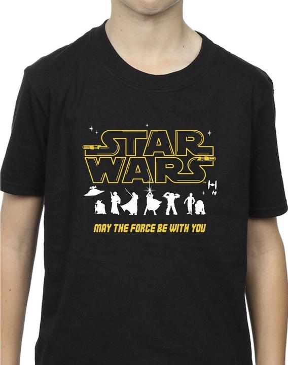 Immagine prodotto Star Wars Silhouettes Force Maglietta Ragazzi (128)
