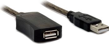 Image du produit Hamlet Câble d'extension Usb 2.0 avec répéteur (10 m, USB 2.0)