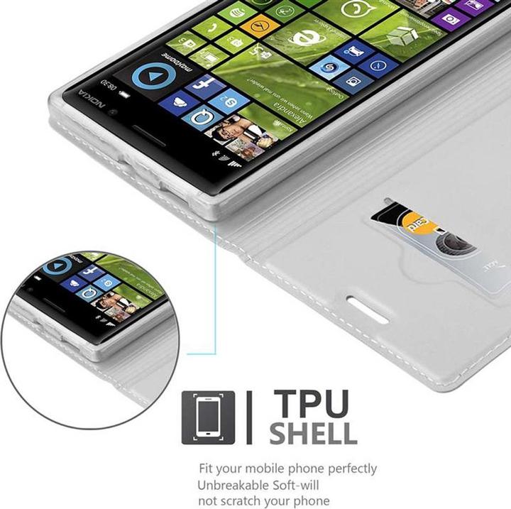 Actual product image Cadorabo Book Classy Style Cover (Nokia Lumia 830)