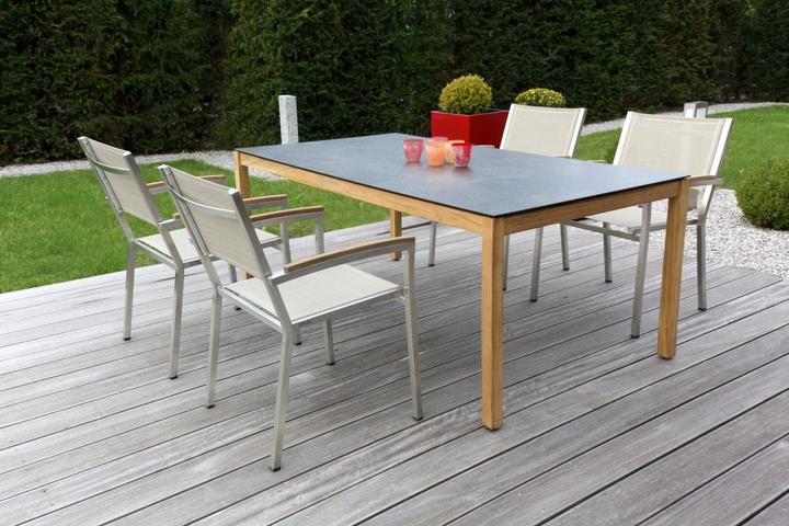 Produktbild Zebra Gartenmöbelreihe PONTIAC PONTIAC Sessel kleine Lehne argenta