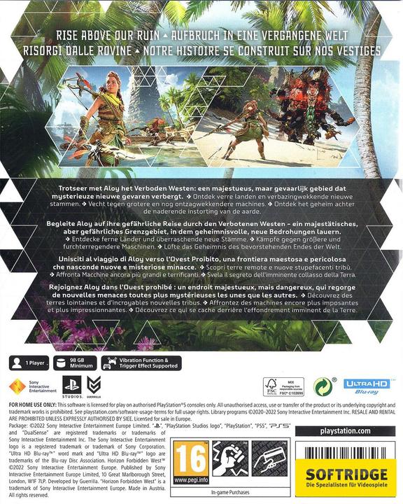 Actual product image Sony Horizon Forbidden West (PS5, EN)