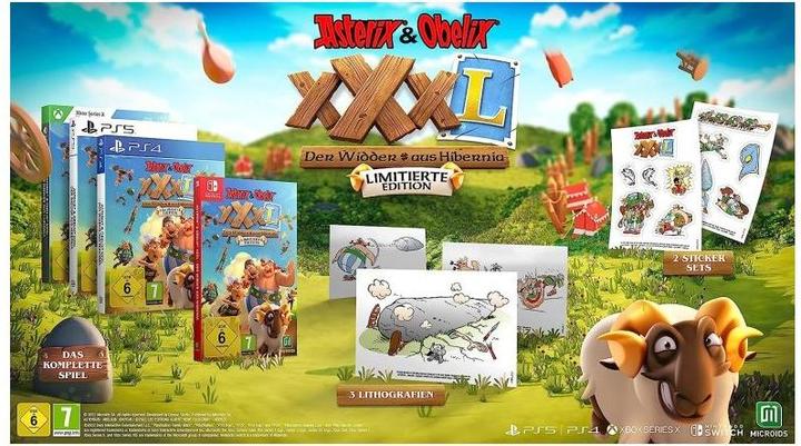 Actual product image Microids Asterix & Obelix XXXL: The Ram from Hibernia - Limited Edition (Switch, Switch Lite, Switch OLED, DE)