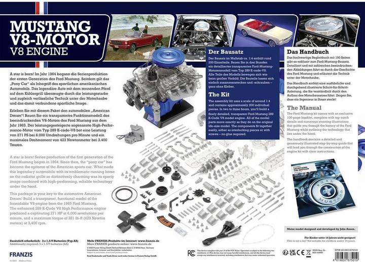 Immagine prodotto Franzis Motore Ford Mustang V8