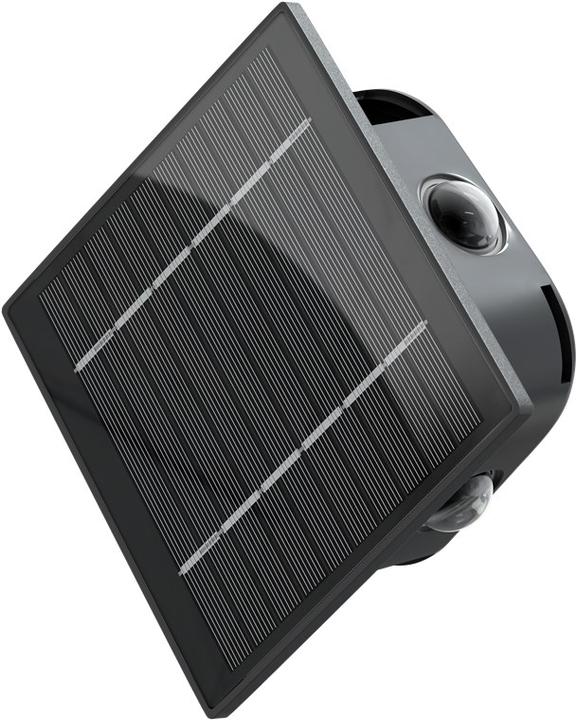 Goobay Rhombus LED solar wall light, black (30 lm, IP44)