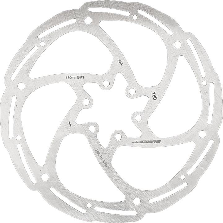 Jagwire Bremsscheibe BASICS BR1 DISC 6-Loch 180mm DCR100 (180 mm)