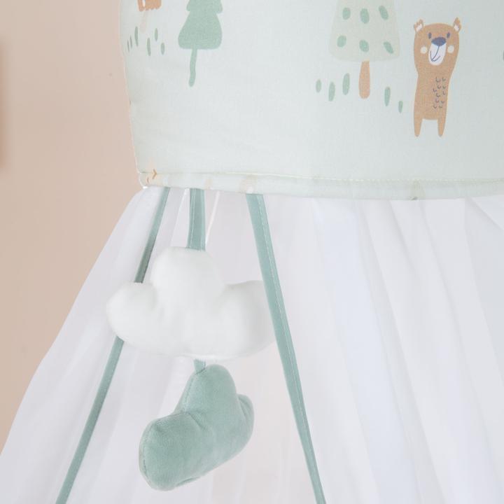 Produktbild Roba Kinderbettgarnitur 4-teilig Woodland Buddies (100 x 135 cm, 40 x 60 cm)