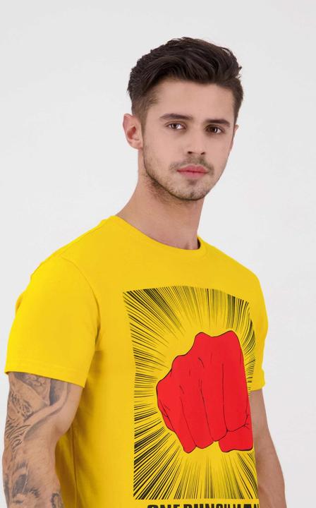 Actual product image One Punch Man One Punch Men The Punch Men's Tshirt (L)