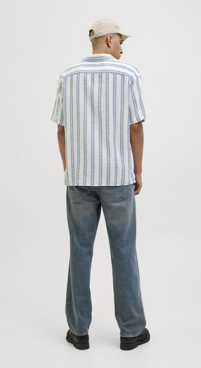 Actual product image Jack & Jones Jjeenzo Stripe Resort Shirt Ss Sn (M)