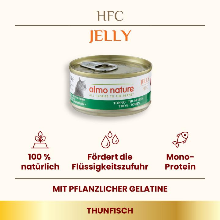 Produktbild Almo Nature HFC Jelly Thunfisch (Adult, 1 Stk., 70 g)