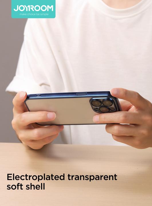 Image du produit Joyroom étui de protection pour téléphone JR-15Q1 pour iPhone 15 (bleu clair mat) (Apple iPhone 15)