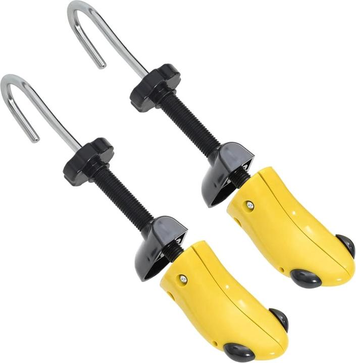 VidaXL Schuhspanner mit Schuhanzieher Gelb EU 34-37 (34, 35, 36, 37, 1 x)