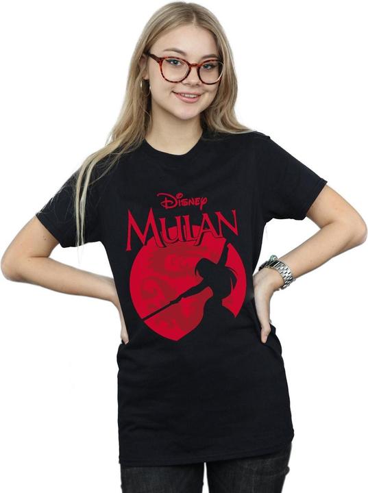 Immagine prodotto Disney Mulan Dragon Silhouette Maglietta Ampia Donna (XXL)