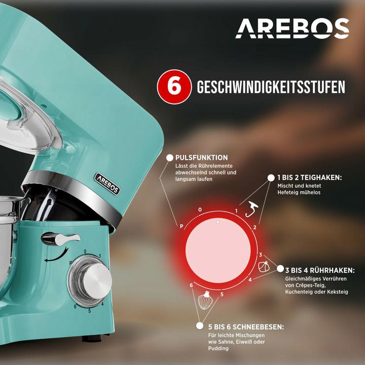 Image du produit Arebos Robot de cuisine (1500 W)