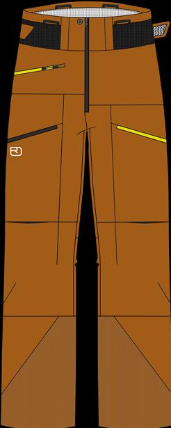 Actual product image Ortovox Deep Shell Pants (M)