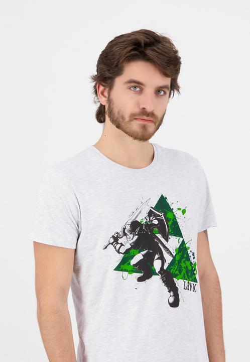 Immagine prodotto The Legend of Zelda Tshirt da uomo Splatter Triforce (L)