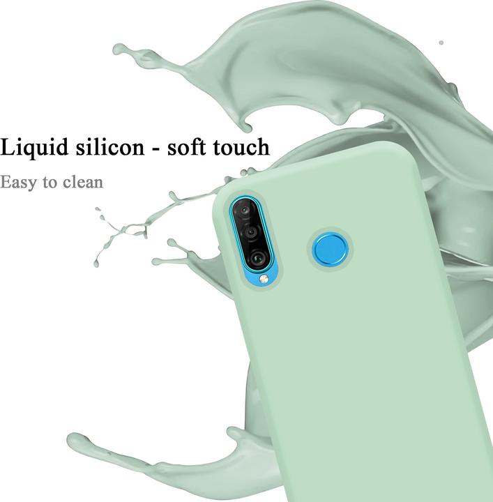 Actual product image Cadorabo TPU Liquid Silicone Case Cover (Huawei P30 Lite)