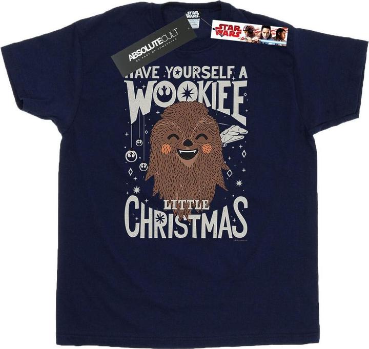 Immagine prodotto Star Wars Wookiee Little Christmas Maglietta Uomo (XXL)