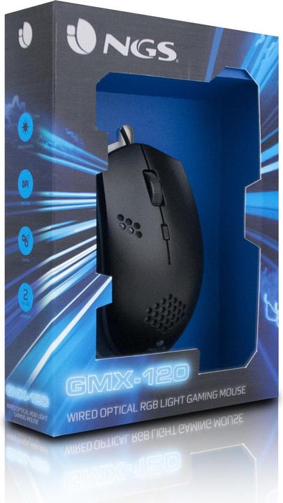 Image du produit NGS pour les jeux GMX-120 800/1200 dpi Noir (Filaire)