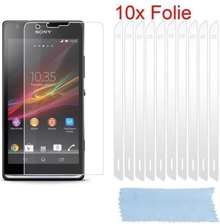 Actual product image Cadorabo 10x protective film (1 Piece, Sony Xperia SP)
