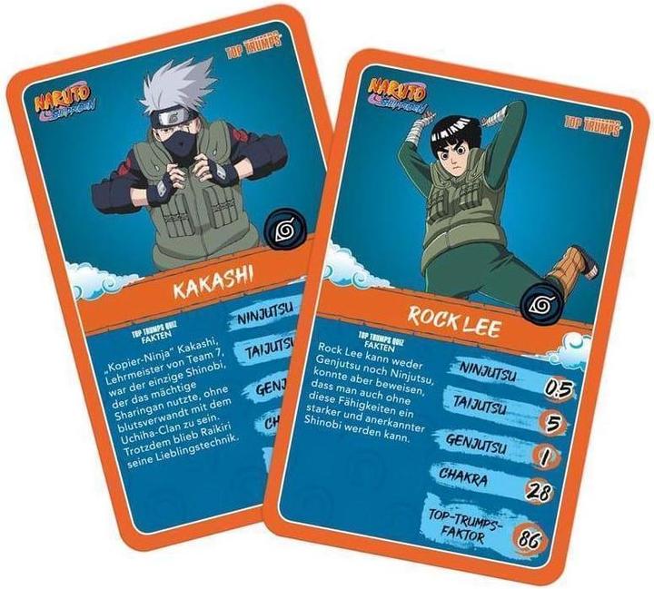 Image du produit Winning Moves Naruto Shippuden Collectibles Jeu de cartes Top Trumps Quiz Anime Collectible *Version française*. (Allemand)