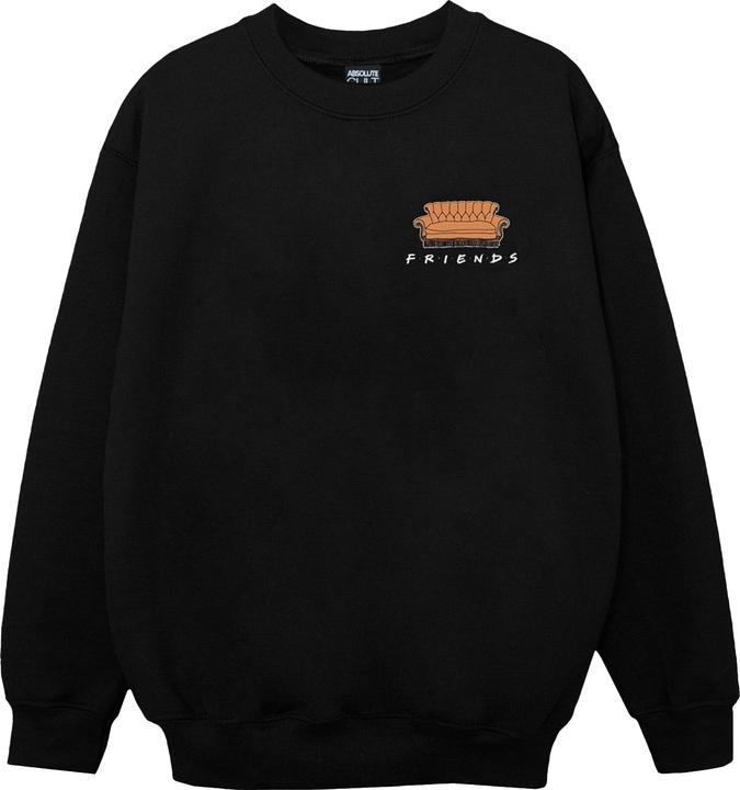 Actual product image Friends Girls Couch Breast Print Sweatshirt (140, 146)