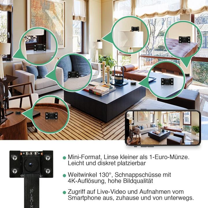 Actual product image Wiwacam MW5 4K Ultra HD WLAN Überwachungskamera