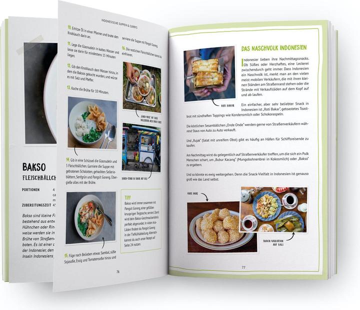 Actual product image Indonesien Kochbuch: 38 indonesische Rezepte (Authentische Indonesische Küche mit einfachen (German, Sanita Sijecic, Simon Sitanggang, Melissa Schumacher, Pia Himmelein, Sebastian Würfel, 2021)
