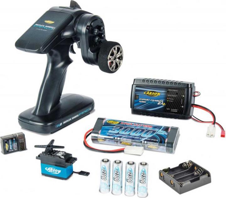Carson rc-reflex pro 3 elektro set in brauner verpackung