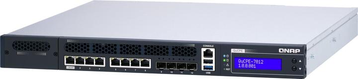 Produktbild QNAP QuCPE-7012-D2166NT-64G Intel Xeon D-2166NT.5GbE RJ45 ports and 0GbE SFP+ ports 1x netwo