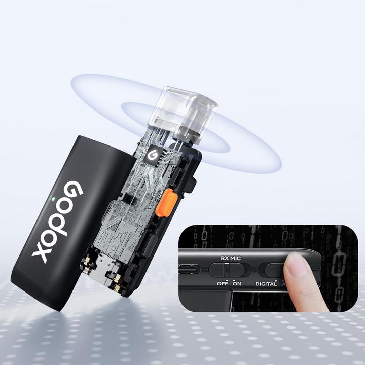 Image du produit Godox WEC S Kit1 Système de microphone sans fil 2.4GHz Sony