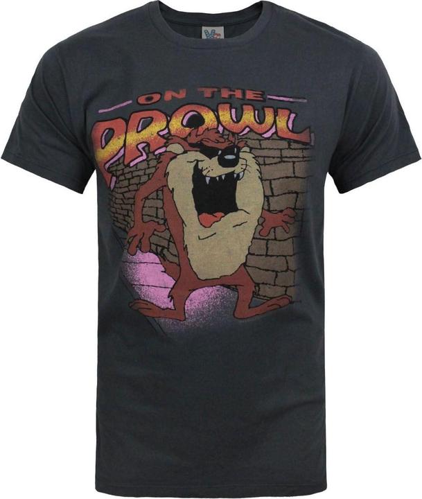 Immagine prodotto Junk Food Taz On The Prowl Maglietta Looney Tunes Uomo (S)