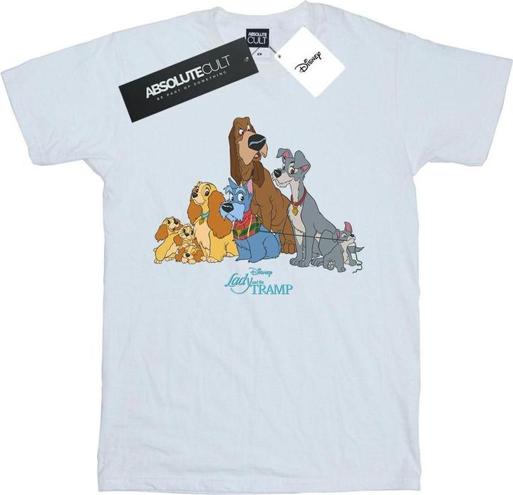 Immagine prodotto Disney Lady And The Tramp Classic Group Maglietta Ampia Donna (3XL)