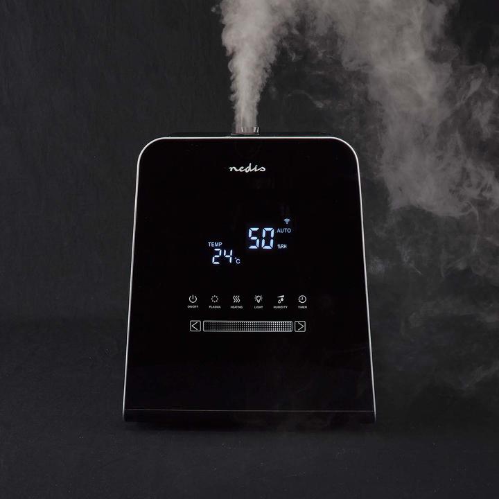 Image du produit Nedis SmartLife Humidificateur | 30 W | Avec brume fraîche et chaude | 5.5 l | Hygromètre | Minuterie | F