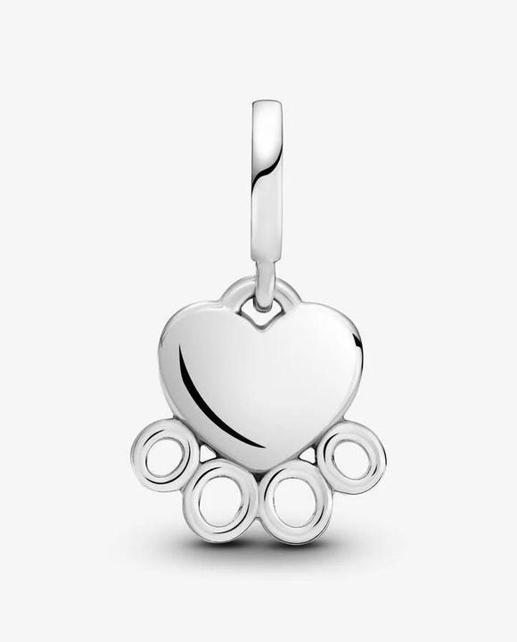 Actual product image Pandora Hearts & Paw Print Charm (Silver 925)
