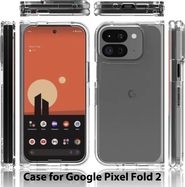 Produktbild Cover-Discount Google Pixel 9 Pro Fold - Schützende Acryl-Handyhülle mit erhöhtem Rand (Google Pixel 9 Pro Fold)