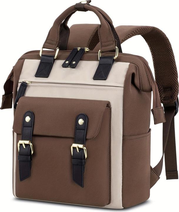 Only-Bags.Store Stylish small laptop backpack - Fashionable college daypack with adjustable straps, robust