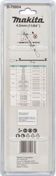 Immagine prodotto Makita Portadocumenti con lima e supporto 4,5mm (33.60 mm)