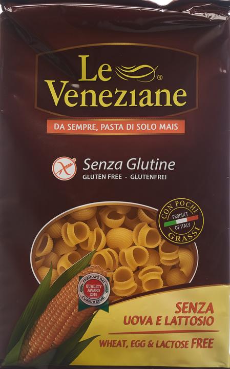 Produktbild Le Veneziane Teigwaren Pipe Rigate aus Mais glutenfrei (250 g)