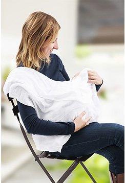 Actual product image Sophie la girafe Gift set gauze cloth set of 4 (70 cm, 70 cm)