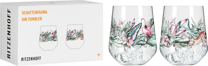Actual product image Ritzenhoff Shadow fauna (7.10 dl, 2 x, Gin glasses)