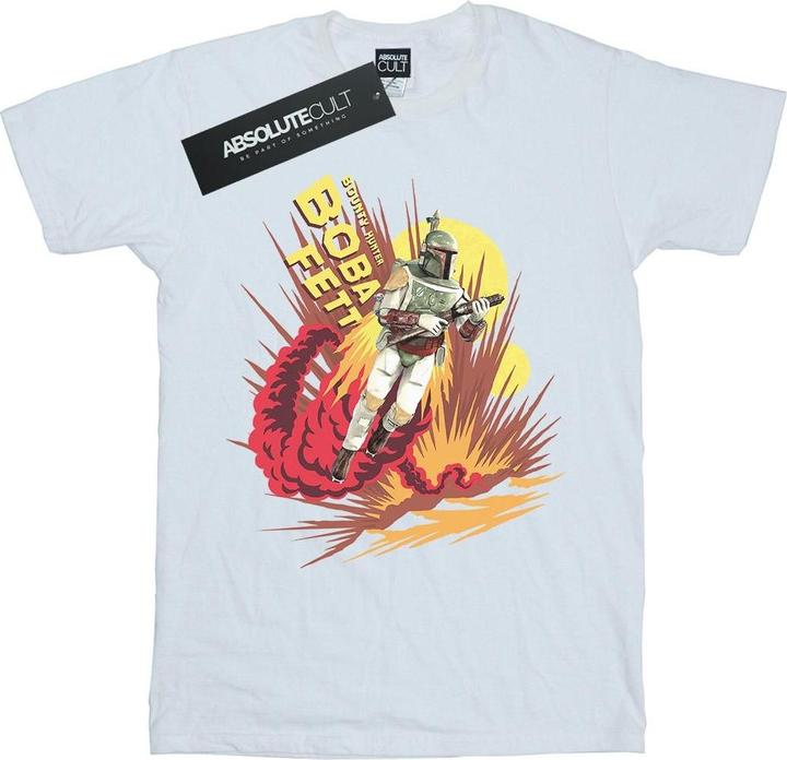 Actual product image Star Wars Boys Boba Fett Rocket Powered T-Shirt (152, 158)