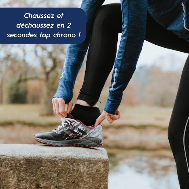 Image du produit Gorilla Lacets élastiques en silicone pour running (123 cm)