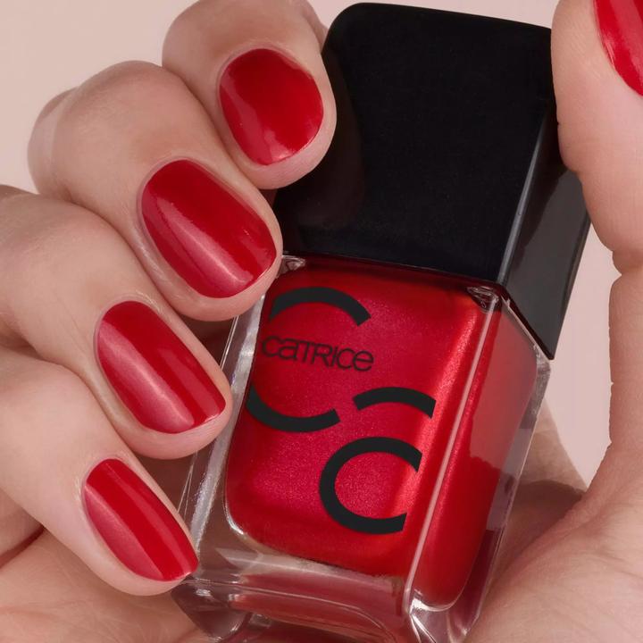 Produktbild Catrice ICONAILS Gel Lacquer (166 Say It In Red, Gel-Effekt Nagellack)