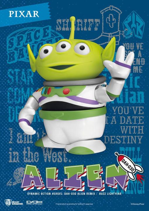 Immagine prodotto Beast Kingdom Statuetta di Toy Story Dynamic Action Heroes Alien Remix Buzz Lightyear 16 cm